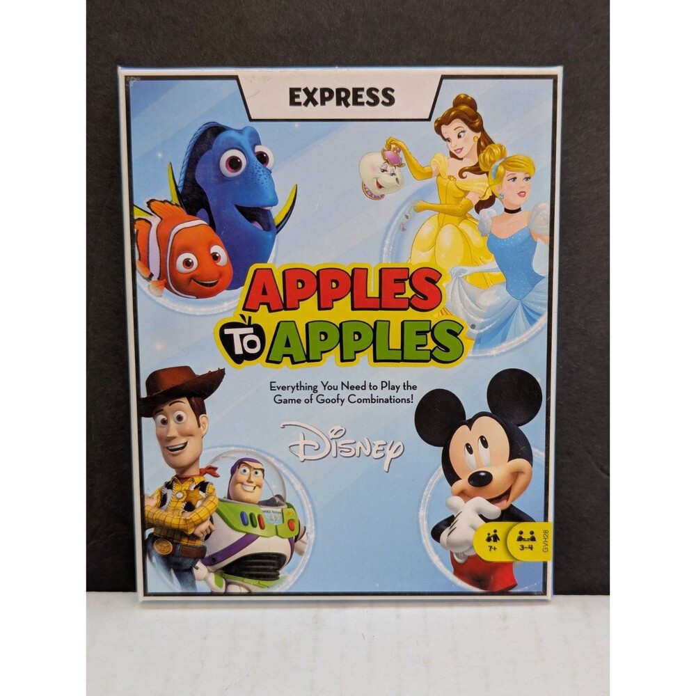 Apples to Apples Express Mattel Card Game Disney Edition